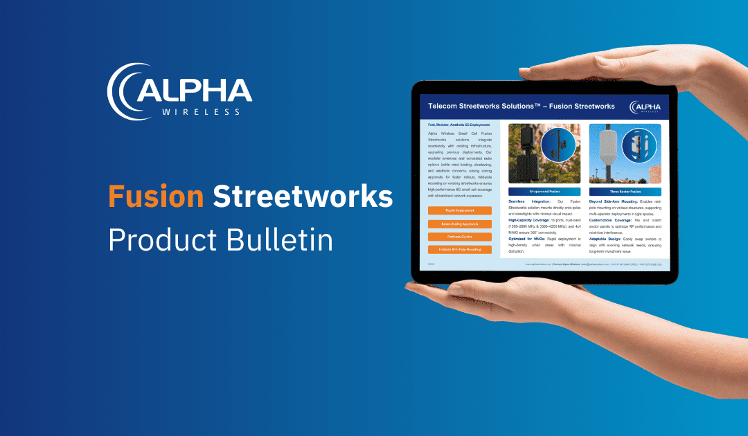 Telecom Streetworks Solutions™ – Fusion Bulletin