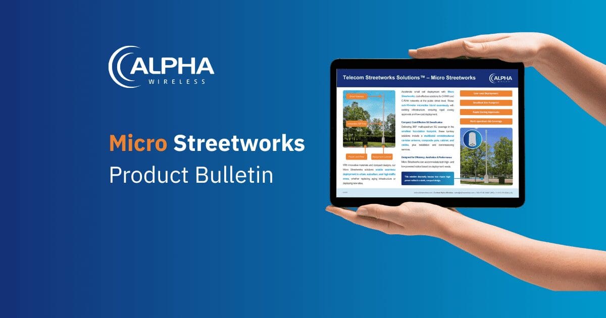 Telecom Streetworks Solutions™ – Micro Streetworks Bulletin