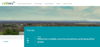 Effective mobile communications and beautiful areas